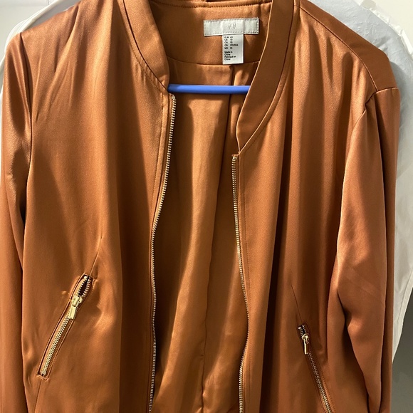 H&M Women's Copper Bomber Jacket - Picture 1 of 2